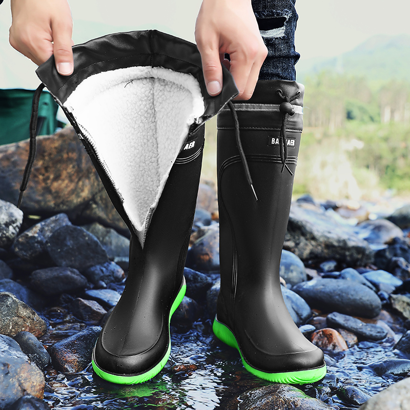 Fishing Equipment In - Winterregenschoenen, visuitrusting, regenlaarzen voor heren, dik