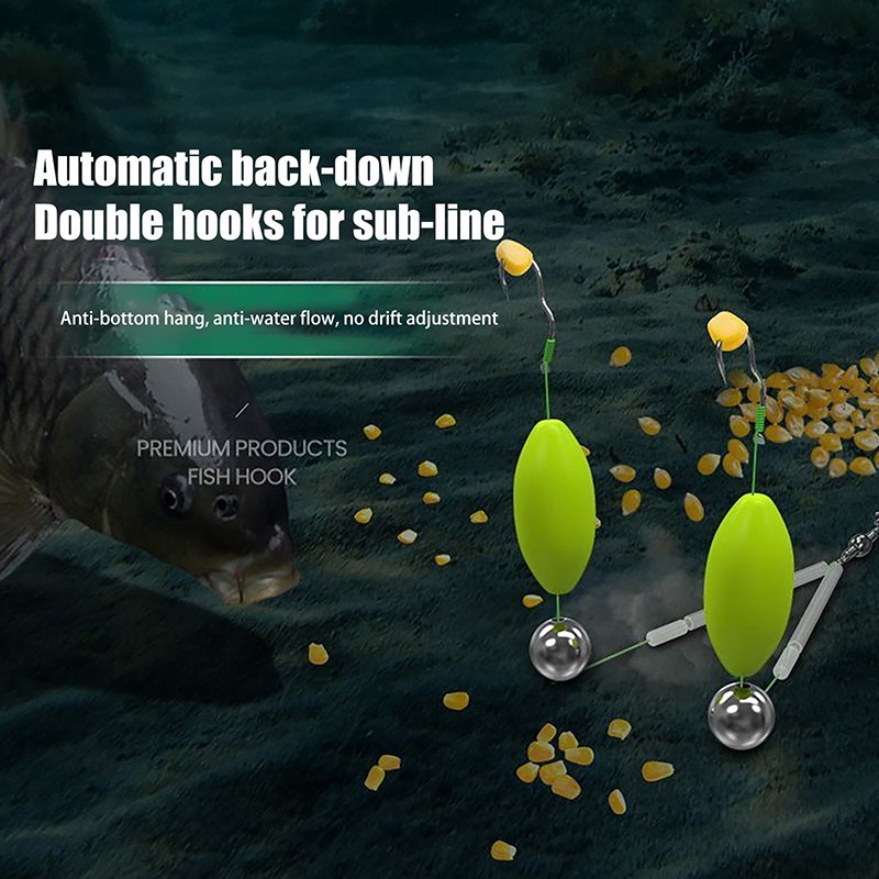Dubbele haak Vissen Haar Rigs  - Fishing Equipment Jet recensie en prijs